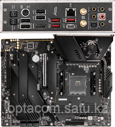 Материнская плата Socket AM4, ATX, AMD B550 (HDMI, 2.5GNIC) MSI MEG B550 UNIFY-X, 2DDR4, 2PCIx16, 2PCIx1,