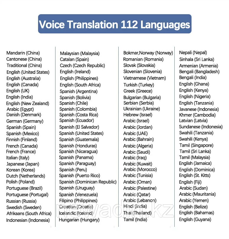 Голосовой переводчик-сканер ReVizorro® Birgus AI translator