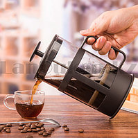 Заварник френч-пресс для варки чая или кофе Glass Cafetiere 600 мл7