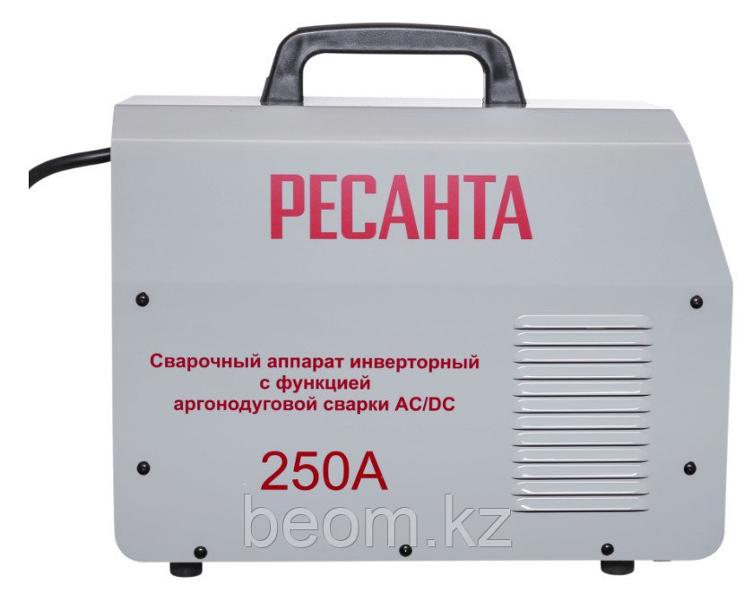 Сварочный аппарат инверторный Ресанта САИ-250 АД AC/DC ( TIG, A 15 - 250 | MMA, A 15 - 250 | Hot Start | Защита от перегрева)