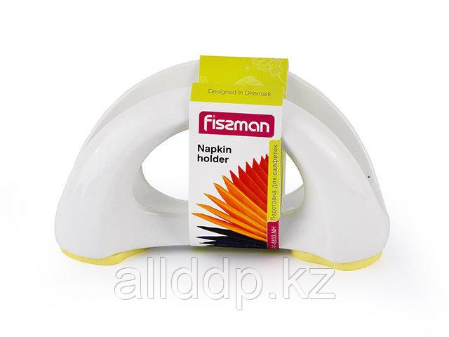 8833 FISSMAN Подставка для салфеток 16x8 см на силиконовом основании, цвет ПАЛЕВЫЙ (керамика)