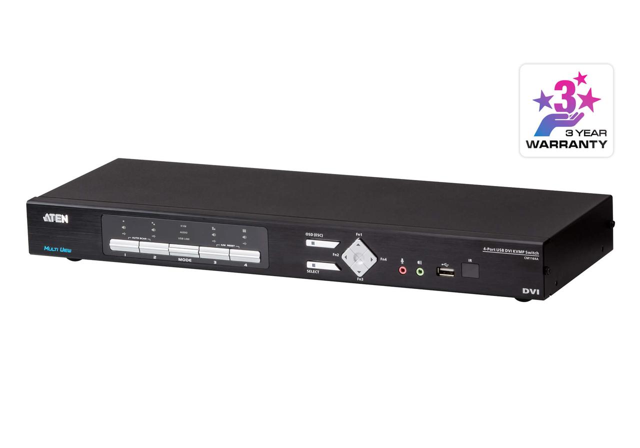 4-канальный DVI многооконный процессор с функцией KVM CM1164A ATEN