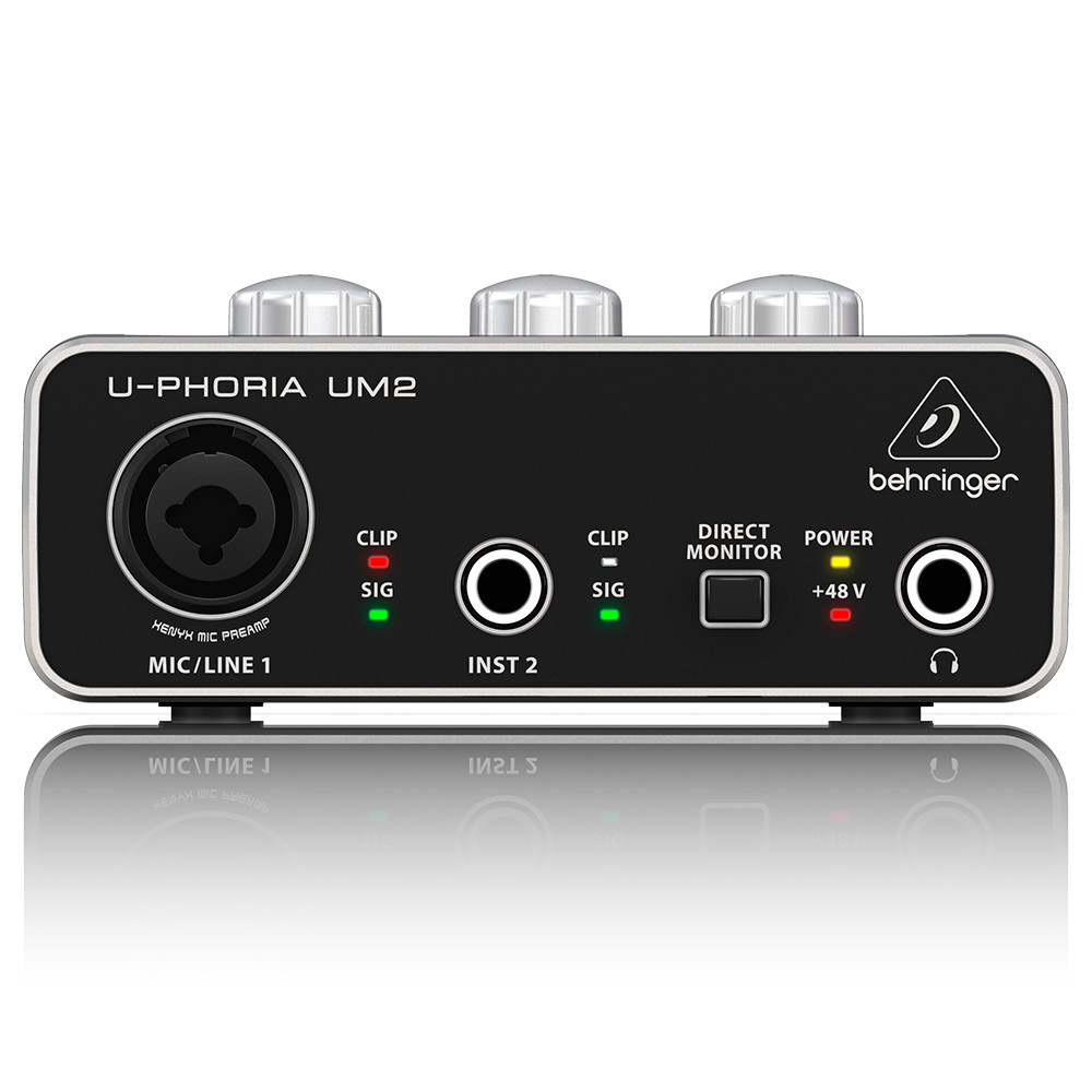 Внешняя студийная звуковая карта Behringer UM2