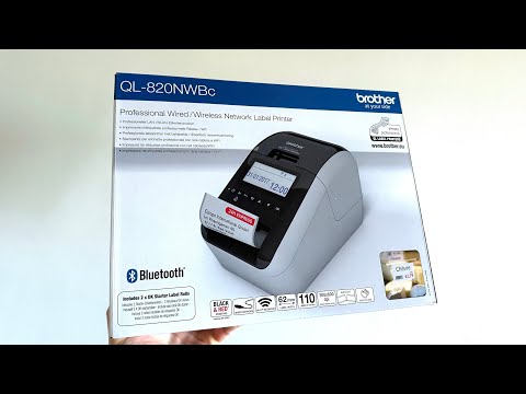Профессиональный принтер этикеток Brother QL-820NWBc Bluetooth, Wi-Fi6