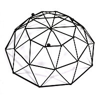 Миска для фруктов металлическая корзинка геометрической формы черная9