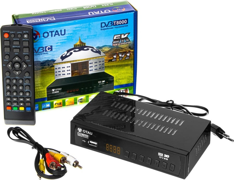 Комплект цифрового телевидения OTAU TV T8000