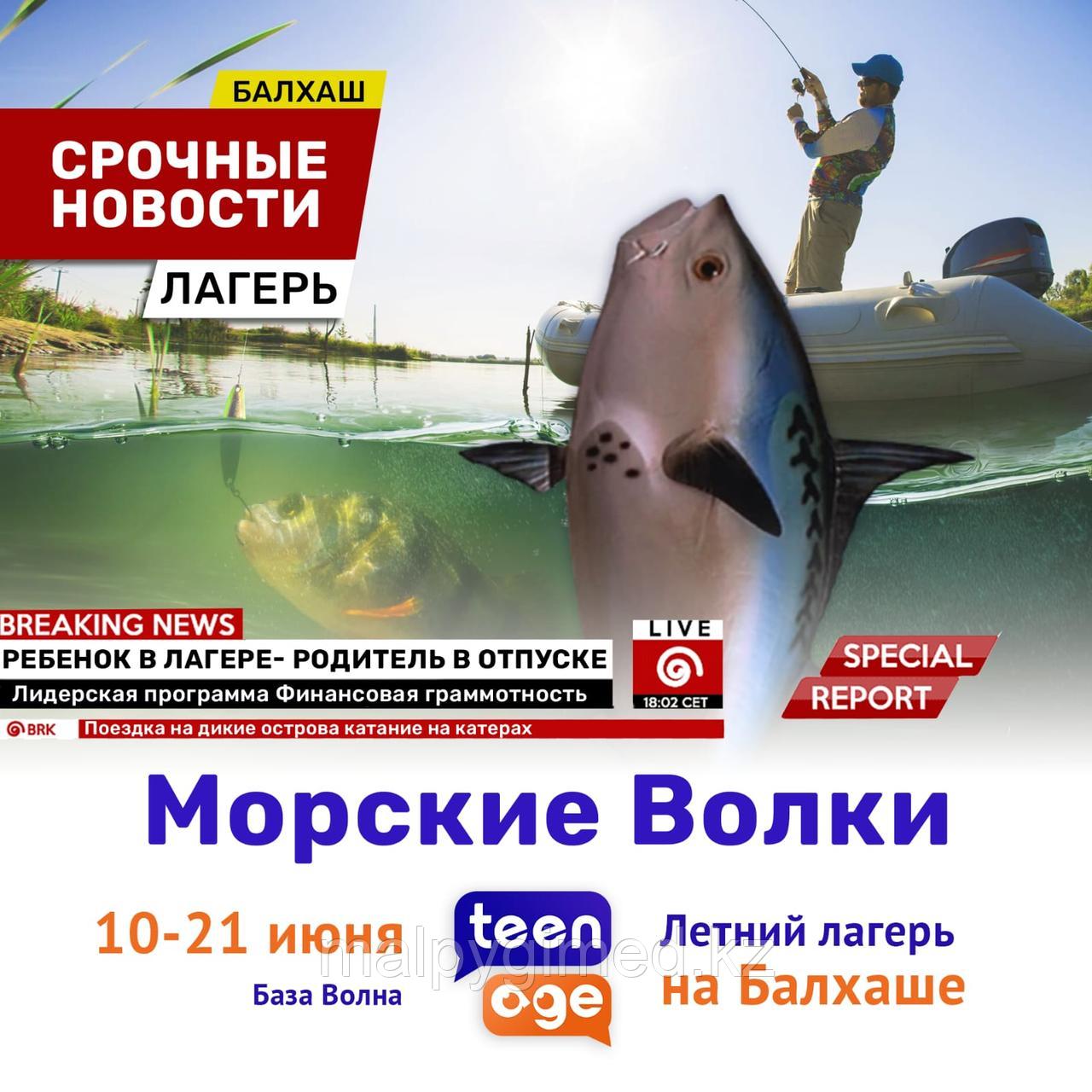 Летний Лагерь "Морские Волки" с Teenage!