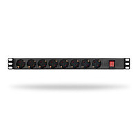 Сетевой фильтр SHIP 700508102, для шкафов и стоек 19", 8 розеток Schuko, 1.8 м, 16A, 4000W