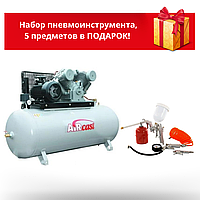 Поршневой компрессор с электродвигателем Remeza Aircast СБ4/Ф-500. LT 100