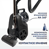 Пылесос HIMMEL VC-0324, 2400Вт, черный3