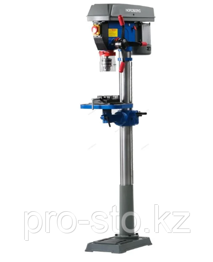 NORDBERG ND25120 Станок сверлильный (900Вт, 25мм, макс расст до стола 685мм, 12 скоростей, тиски)