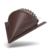Металл Профиль Заглушка конька круглого конусная (VikingMP-01-8019-0.45)