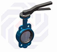 Затвор дисковый поворотный T.i.S. D104 DN 300