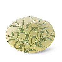 Fissman Блюдо Olive 28х2 см, цвет зеленый (стекло)