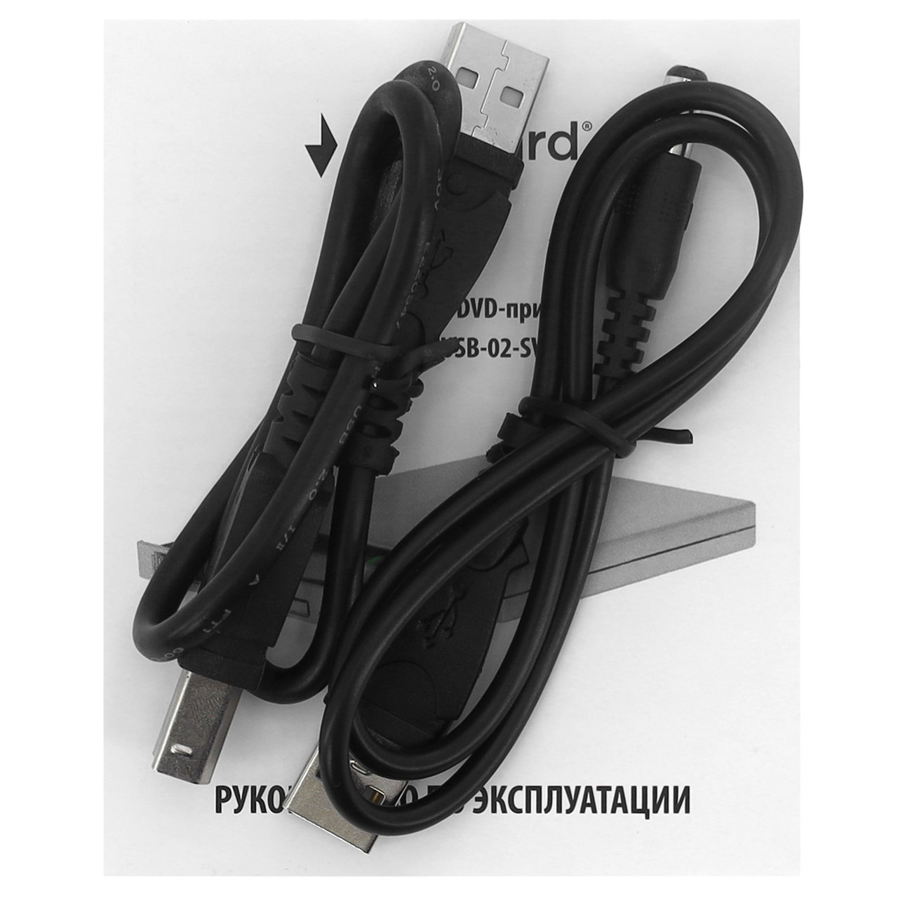 Внешний оптический привод Gembird DVD-USB-02-SV, Серебристый ,Ext DVD±R/RW/-RAM,±R9, CD-R/RW, USB2.0,silver,