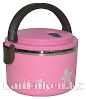 Ланч бокс 1,0 л (Aying combined lunch box) розовый