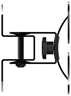 Наклонно-поворотный подвес для телевизоров HARPER TVF-3 Black2