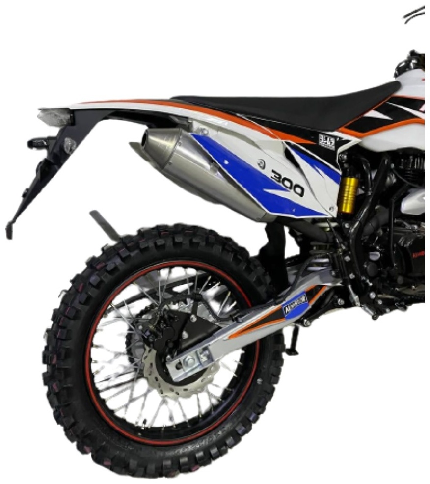 Мотоцикл Almotor AL300GY-CJ белый, синий, красный