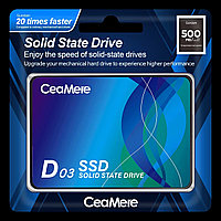 SSD-120 -накопитель CeaMere (CMSSDA/120G-6GB/s) [120 ГБ, 2.5",SATA III, 500MБ/сек]