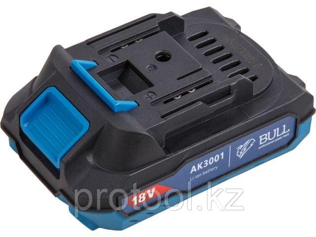 Аккум. дрель-шуруповерт BULL SR 1804 в чем. БЕСЩЕТ., Импульс., 18 В, 45 Н*м, 2х2 А*ч, з/у 4 А (шурупы до 10