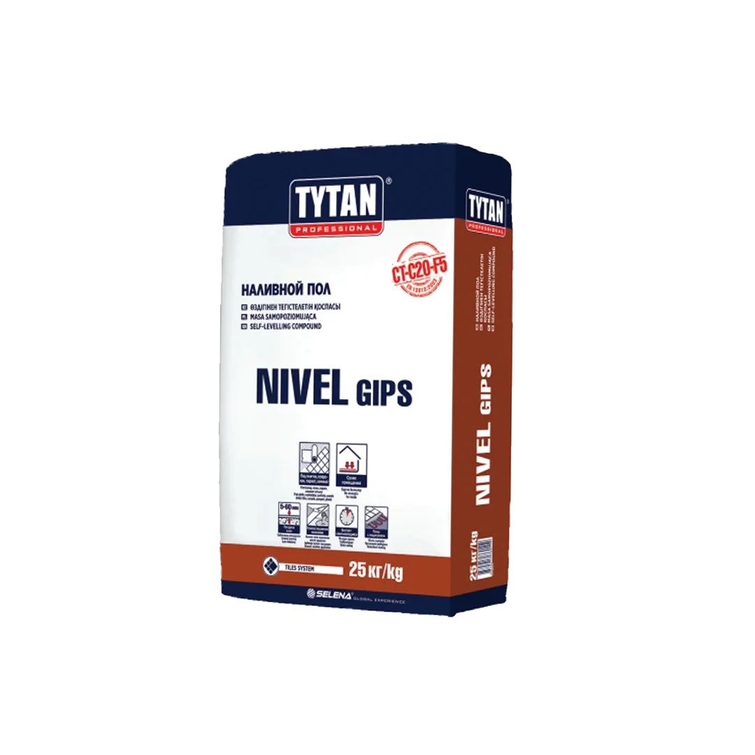 TYTAN NIVEL GIPS наливной пол, 25кг.