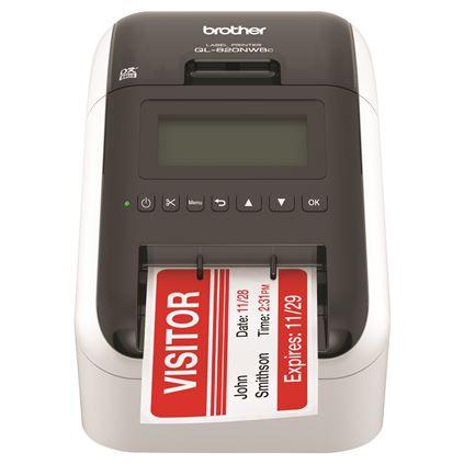 Профессиональный принтер этикеток Brother QL-820NWBc Bluetooth, Wi-Fi