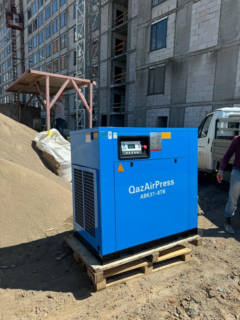 Винтовой компрессор 37 кВт ABK37-8TB 6,0 м3/мин