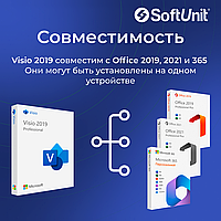 Microsoft Visio 2019 Professional (ключ активации / бессрочная версия / русский язык)1