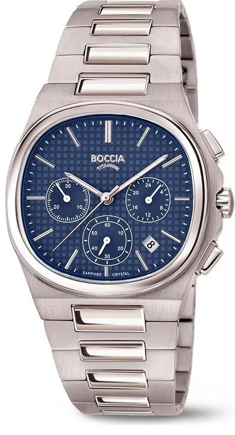 Кварцевые Boccia Titanium 3740-01 титан