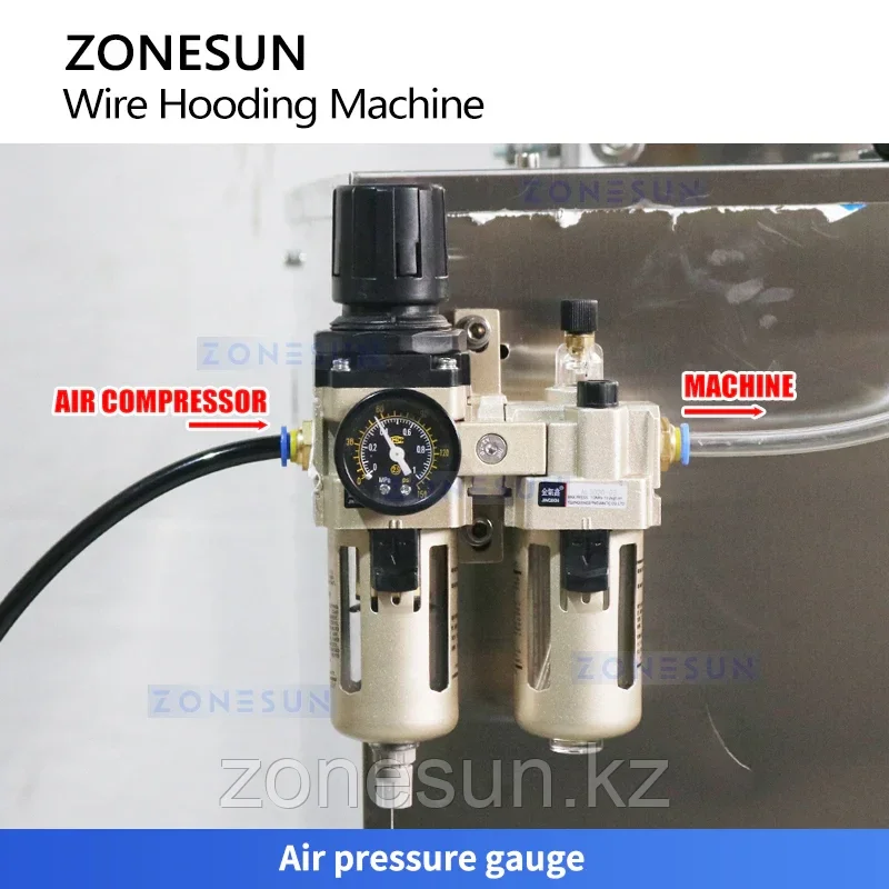 ZONESUN ZS-YG17S Полуавтоматическая машина для укупорки винных крышек проволокой