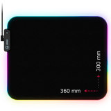 Lorgar Steller 913, Gaming mouse pad, High-speed surface, anti-slip rubber base, RGB backlight, USB