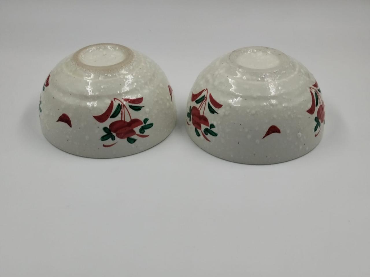 Керамические пиалы с цветочным рисунком