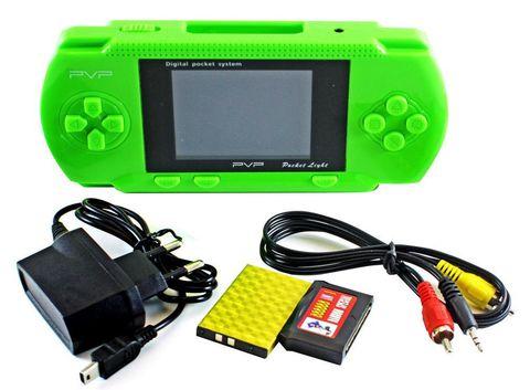 Игровая приставка карманная PVP Station Light 3000 с подключением к телевизору + 31 игра (Зеленый)