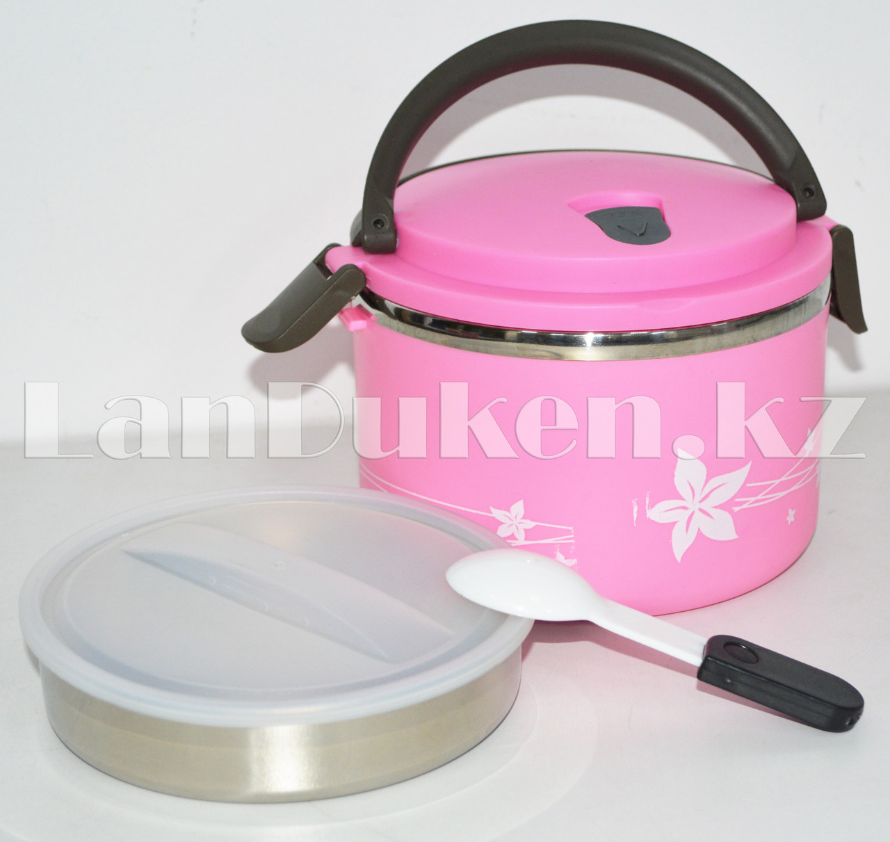 Ланч бокс 1,0 л (Aying combined lunch box) розовый