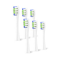 Сменные зубные щетки Oclean Plaque Control Brush Head (6-pk) White (Электрические зубные щетки и ирригаторы)