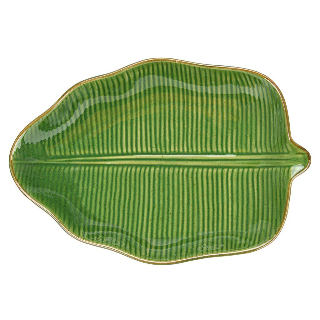 Fissman Блюдо GREEN 32,5х22,5х5см (керамика)