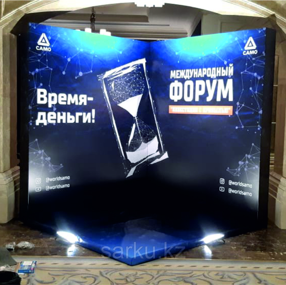 Пресс стена (на фермовом каркасе)
