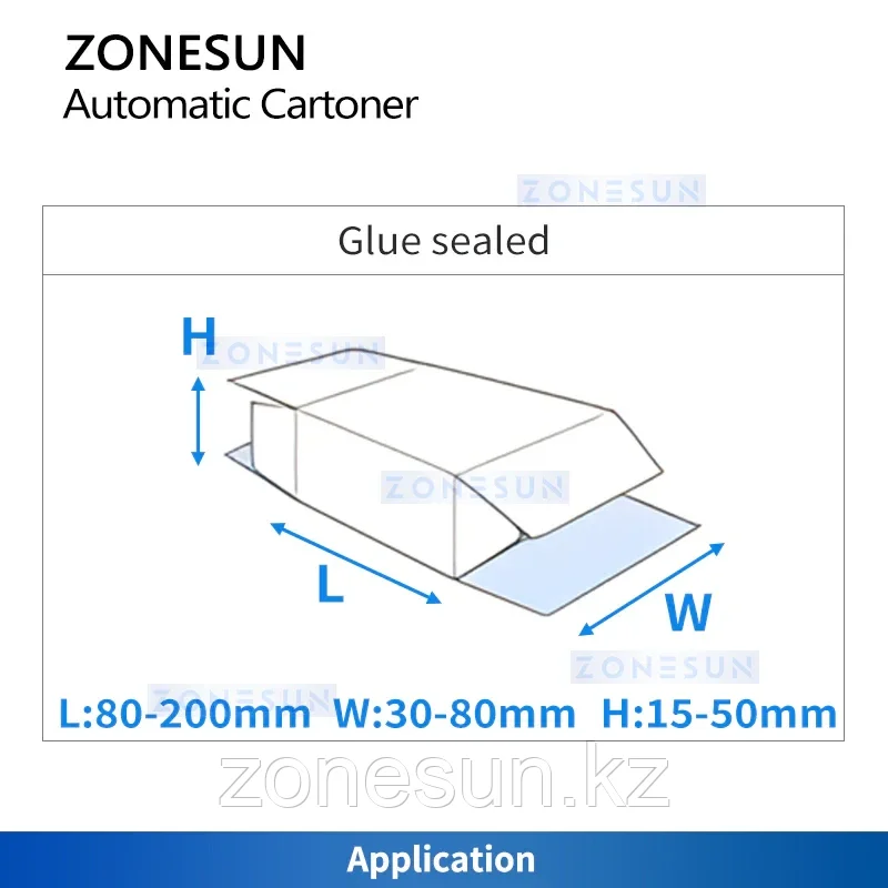 ZONESUN ZS-MSZH70 Автоматическая картонажная машина с термоклеем
