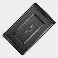 Блюдо для подачи Magistro Black style, 33,5×20,5 см, фарфор, чёрное3