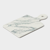Блюдо Magistro Real Marble, 25×14 см, фарфор, белое4