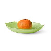 Fissman Блюдо Lemon 16,7х12,5х3,5 см, цвет зеленый (стекло)