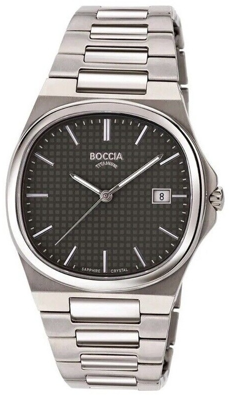 Кварцевые Boccia Titanium 3657-04 титан