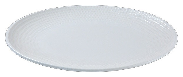 Блюдо сервировочное Bonna White Pure Dot S-PRDMOV25OV 25х19 см (фарфор) овальное белое