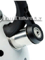 Чайник со свистком Riwendell 2,5L (белый в горошек) GS-04016F