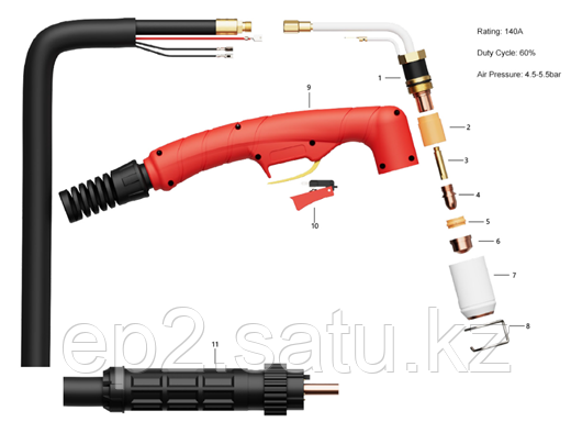 Плазменный резак А141 (6м) JASIC