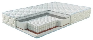 Матрас Элит Престиж лайт 90/200, 90x200x20 см, чехол хлопок, жаккард