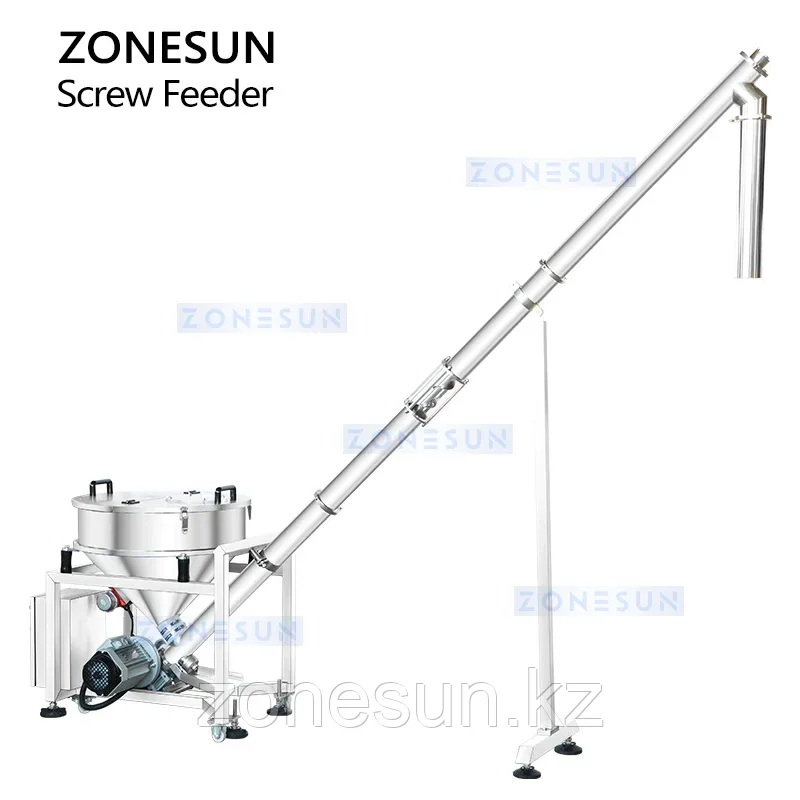 ZONESUN ZS-SLJ3 Шнековый питающий насос Конвейер для транспортировки порошка
