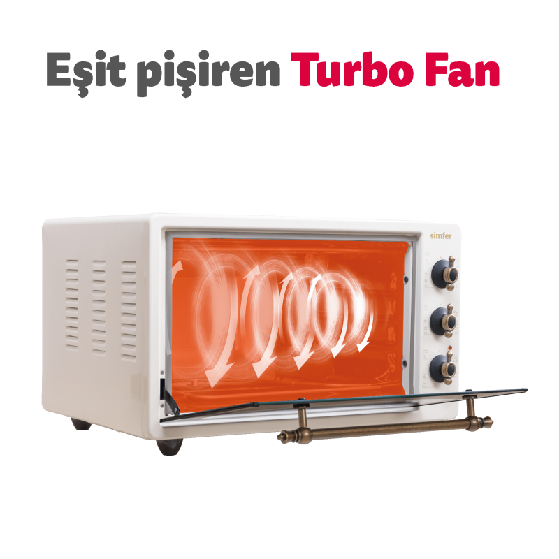 Мини-духовка Simfer M4295 Turbo Rustic, 42 л.