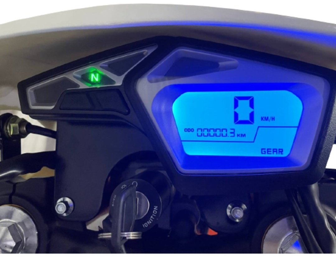 Мотоцикл Almotor AL300GY-CJ белый, синий, красный