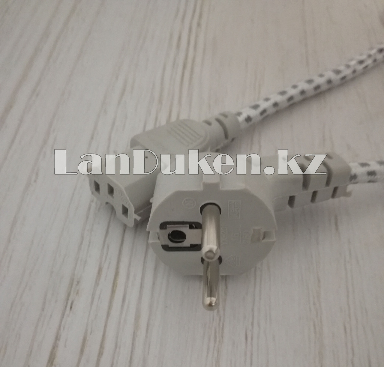 Кабель питания универсальный сетевой шнур со штеккером и вилкой 250V 1.5 м RS-2